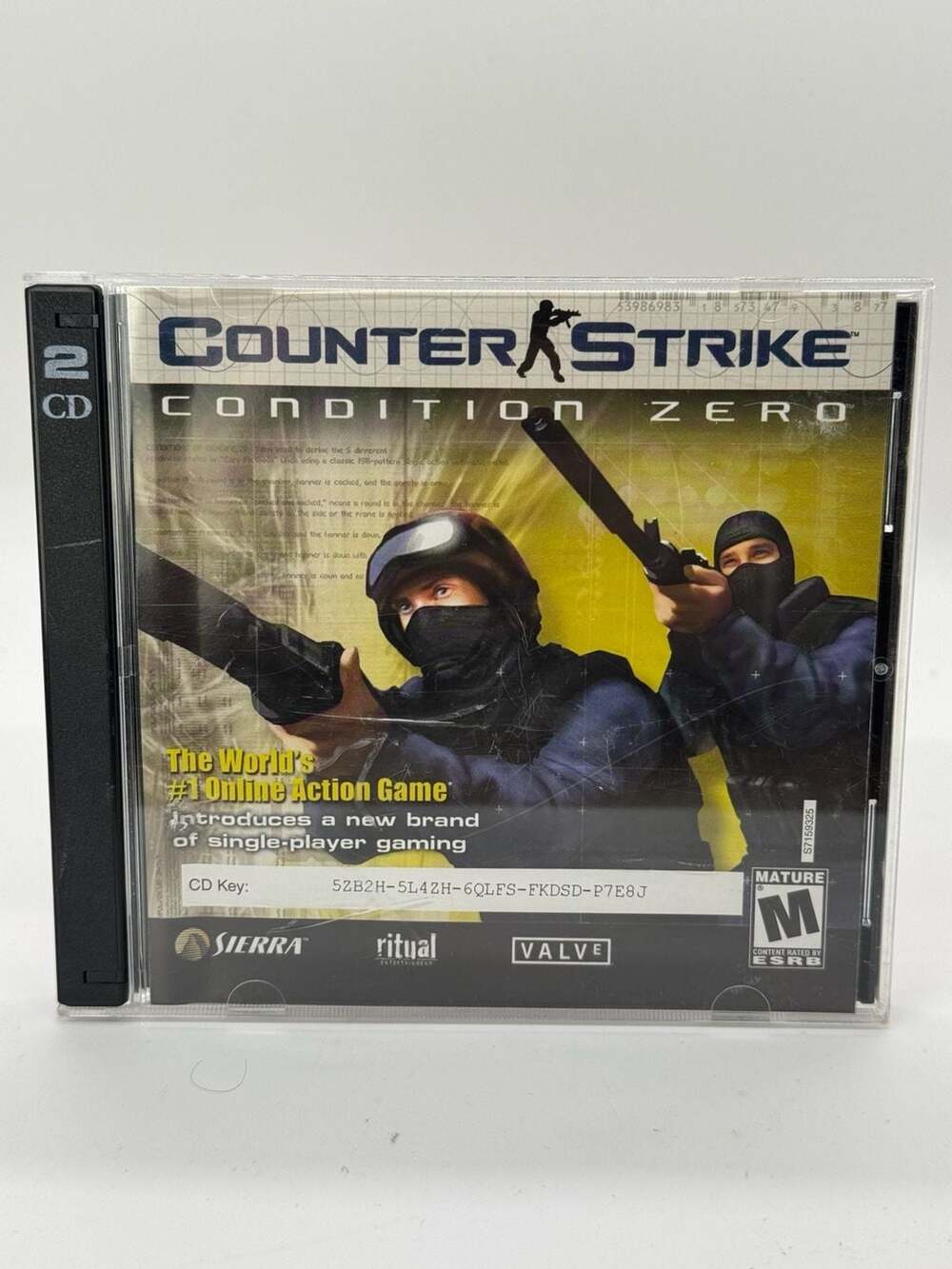 Counter-Strike: Condition Zero PC CD-ROM 2-Disc Game